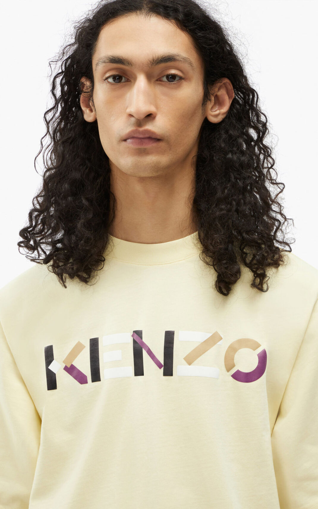 Kenzo Multicoloured oversize Logo T Shirt Herr | 82970-LNAQ